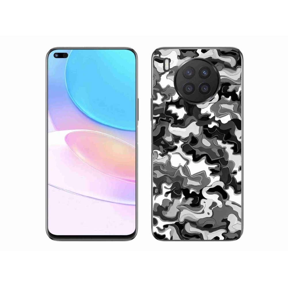 Gelový kryt mmCase na Honor 50 Lite - maskáčový vzor 3