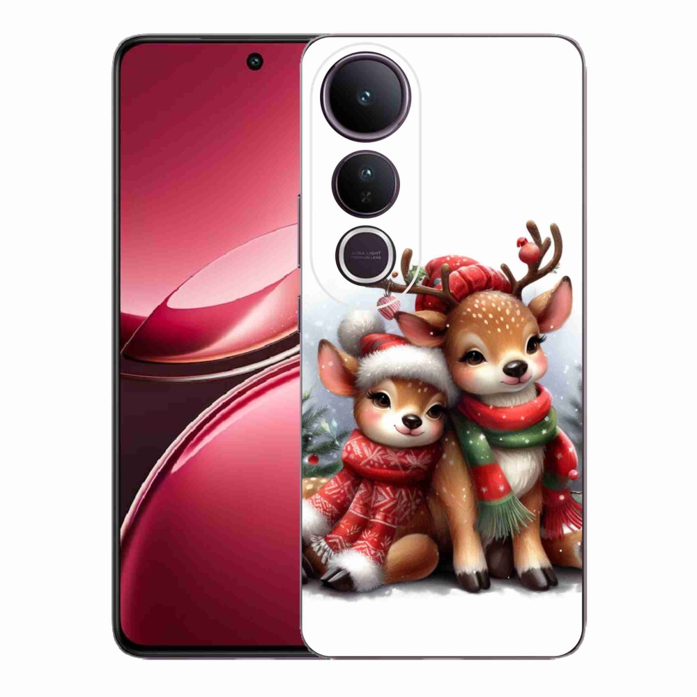 Gelový kryt mmCase na Vivo V50 Lite 4G/5G - vánoční sobi
