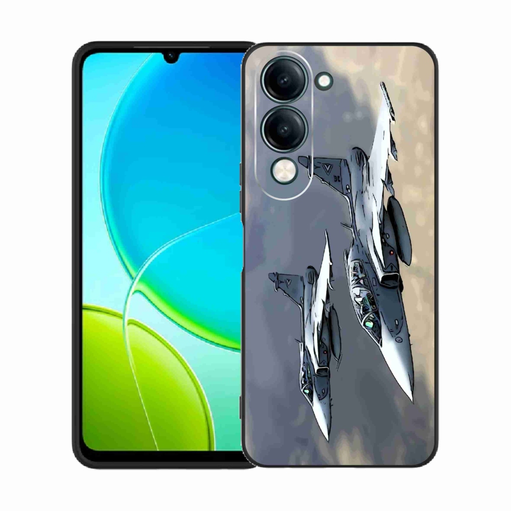 Gelový kryt mmCase na Vivo Y29s 5G - stíhačky