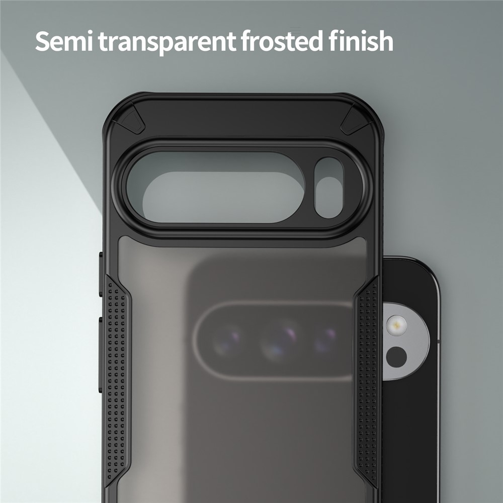 Frosted odolný kryt na Google Pixel 10 Pro XL - černý