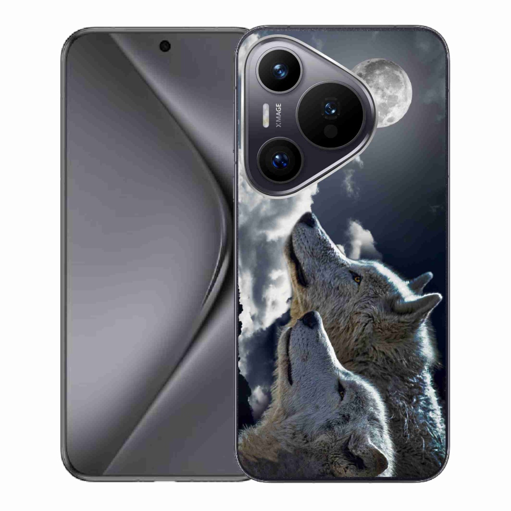 Gelový kryt mmCase na Huawei Pura 70 - vlci