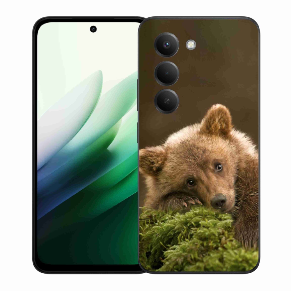 Gelový kryt mmCase na Xiaomi Redmi 15 5G (169mm) - medvěd