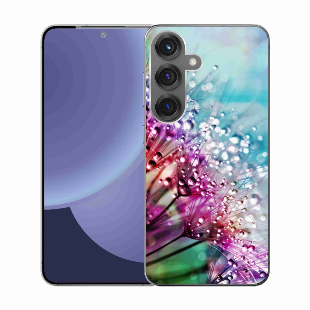 Gelový kryt mmCase na Samsung Galaxy S25 - barevné květy