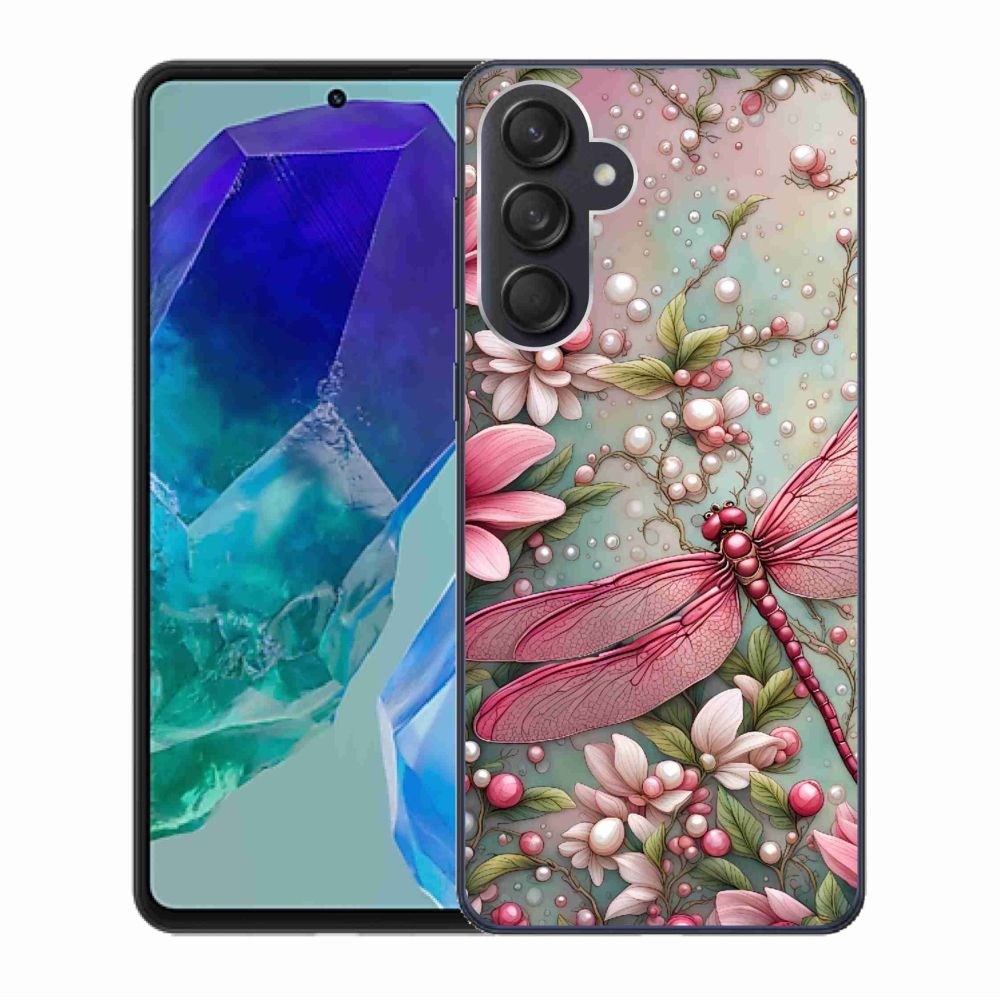 Gelový kryt mmCase na Samsung Galaxy M55 5G - vážka
