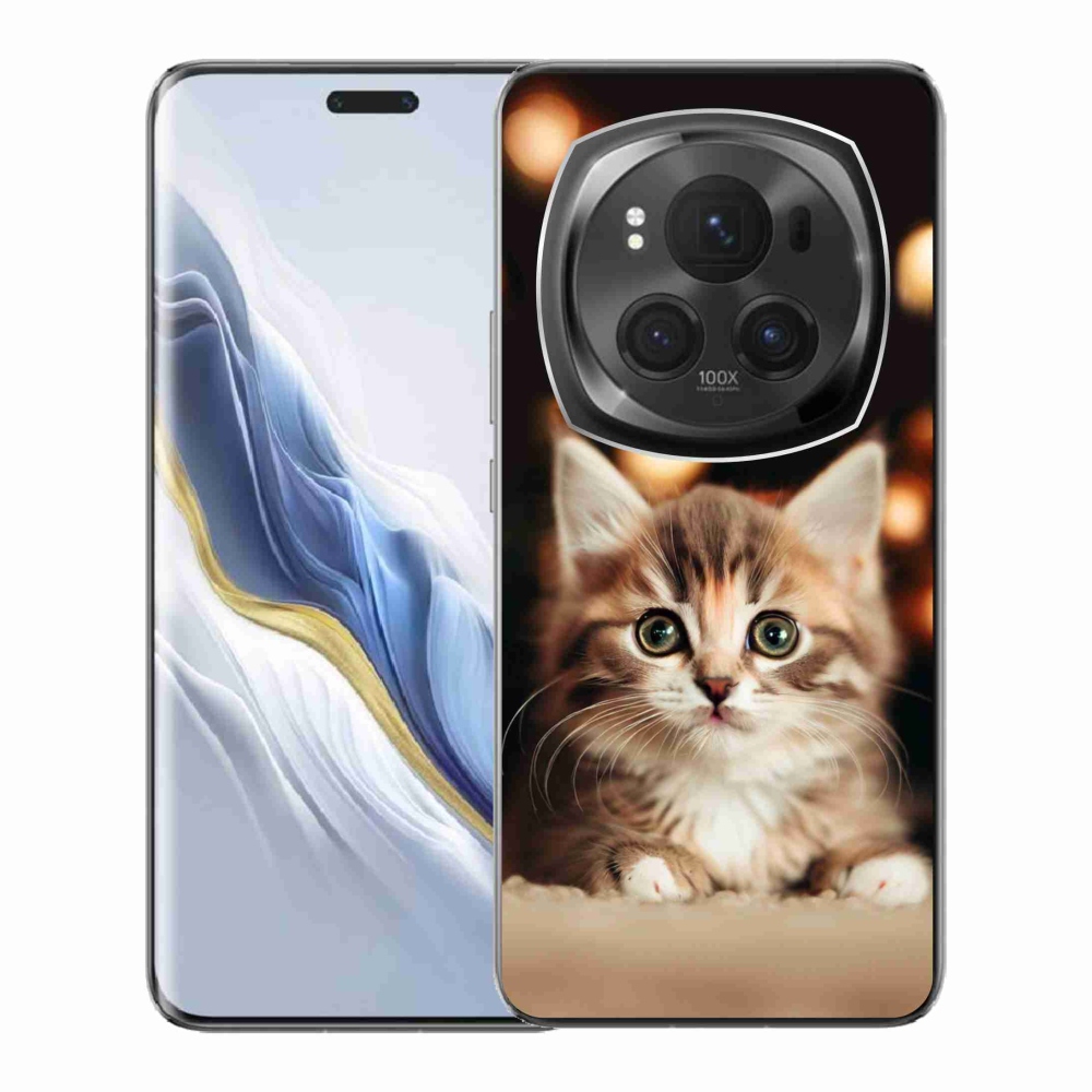 Gelový kryt mmCase na Honor Magic 6 Pro 5G - roztomilé kotě 2