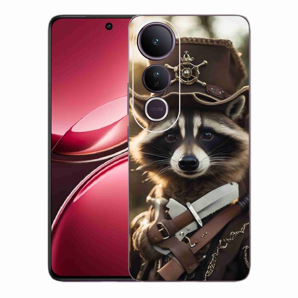 Gelový kryt mmCase na Vivo V50 Lite 4G/5G - mýval v uniformě
