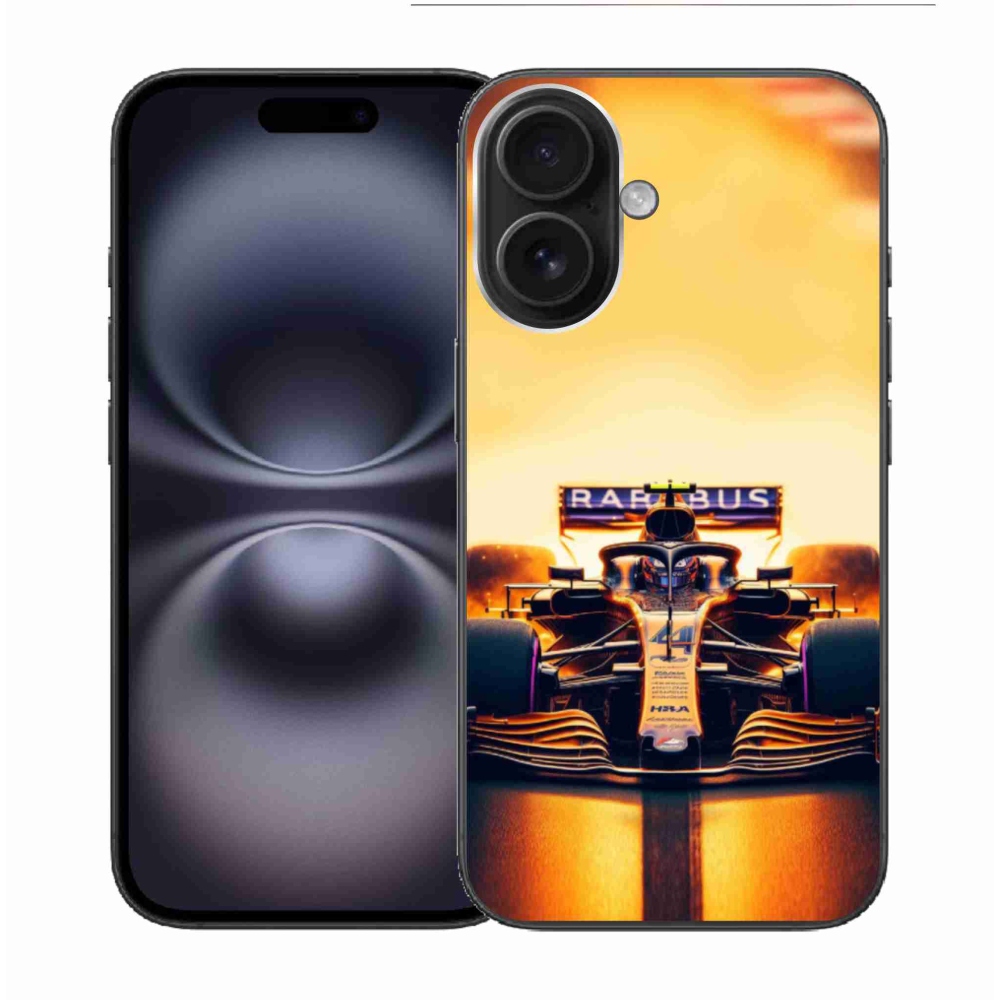 Gelový kryt mmCase na iPhone 16 - formule