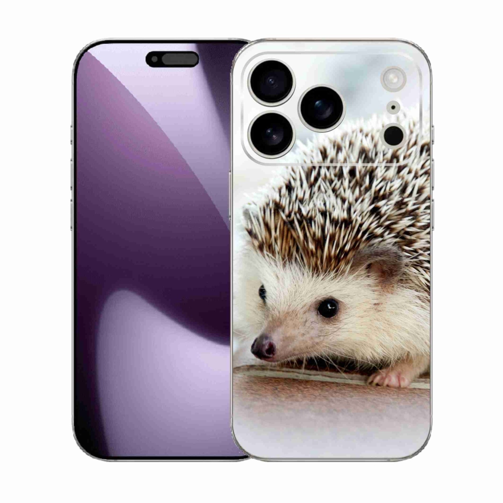 Gelový kryt mmCase na iPhone 17 Pro - ježek