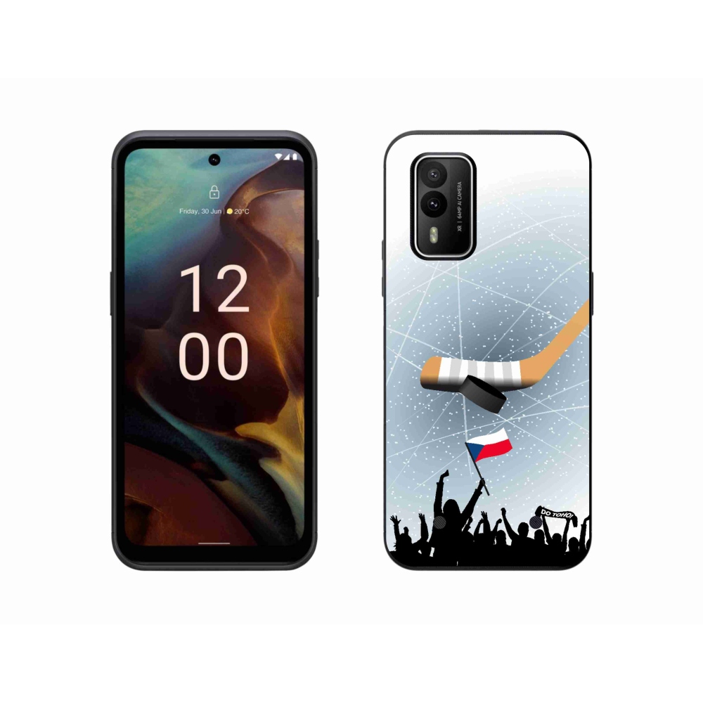 Gelový kryt mmCase na Nokia XR21 - fanoušci hokeje