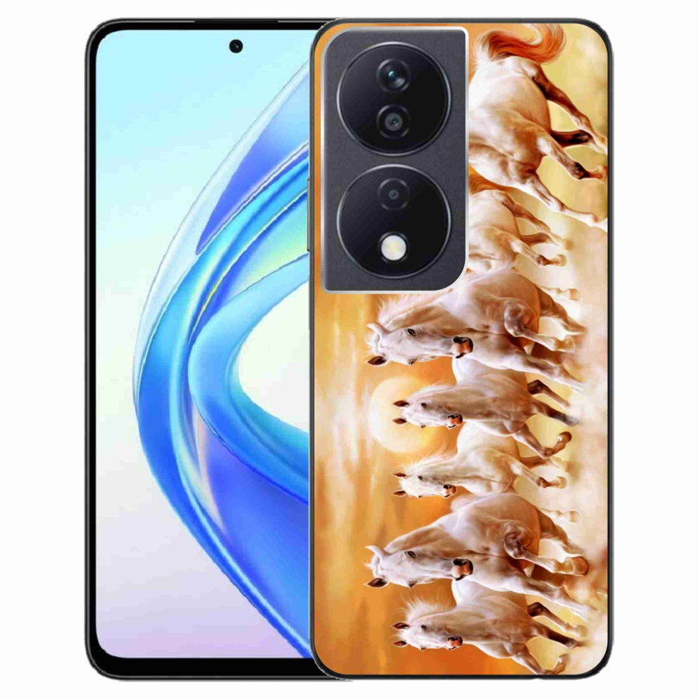 Gelový obal mmCase na Honor X7b/Honor 90 Smart - koně 2