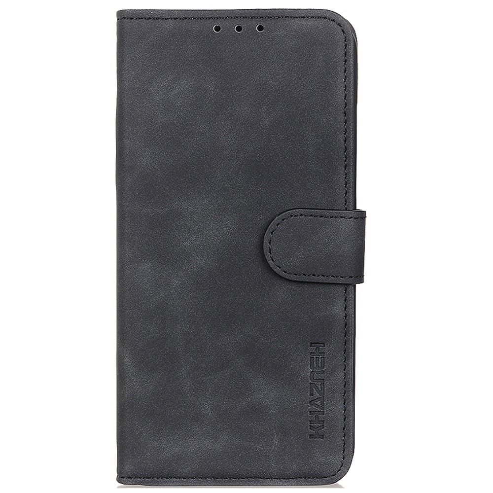 KHAZ knížkové pouzdro na Xiaomi Redmi Note 14 - černé