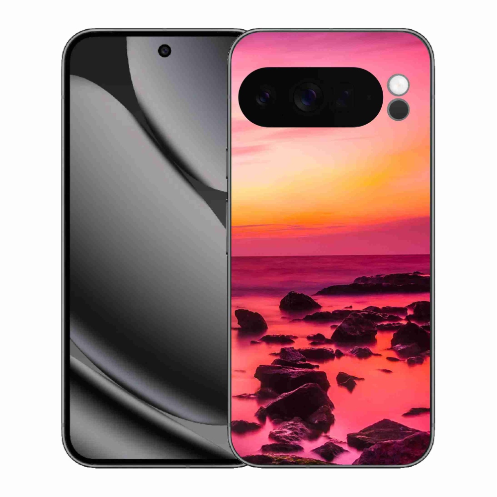 Gelový kryt mmCase na Google Pixel 10 Pro XL - moře a záře