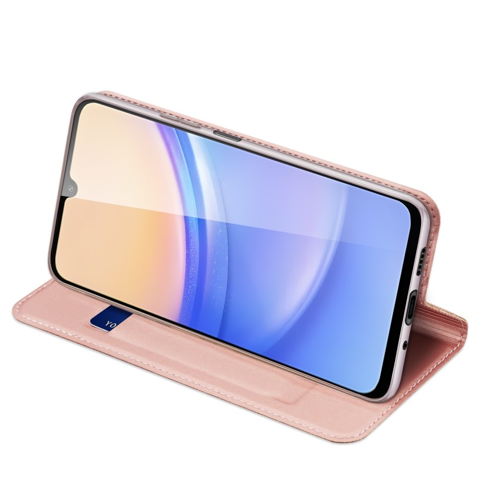 DUX knížkové pouzdro na Samsung Galaxy A16 4G/5G - růžovozlaté