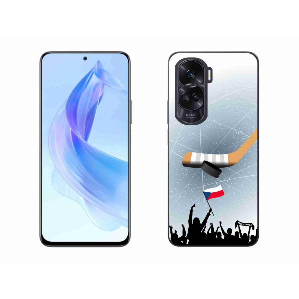 Gelový kryt mmCase na Honor 90 Lite - fanoušci hokeje