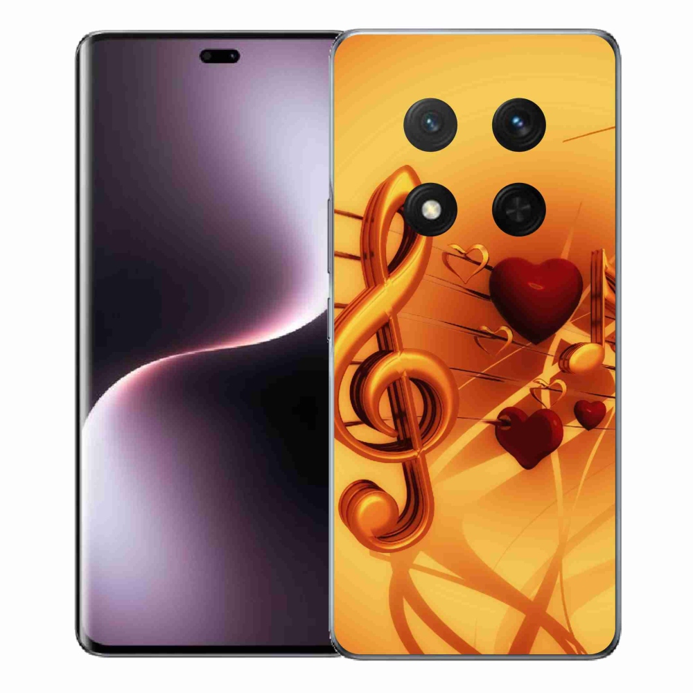 Gelový kryt mmCase na Honor Magic 7 Lite 5G - noty