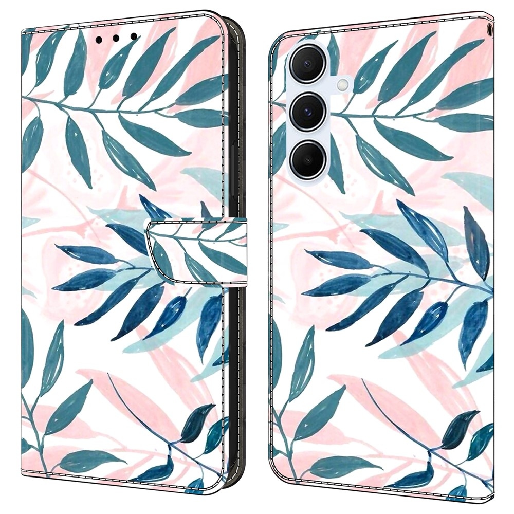Firmly knížkové pouzdro na Samsung Galaxy A17 5G/A26 5G - kreslené květy