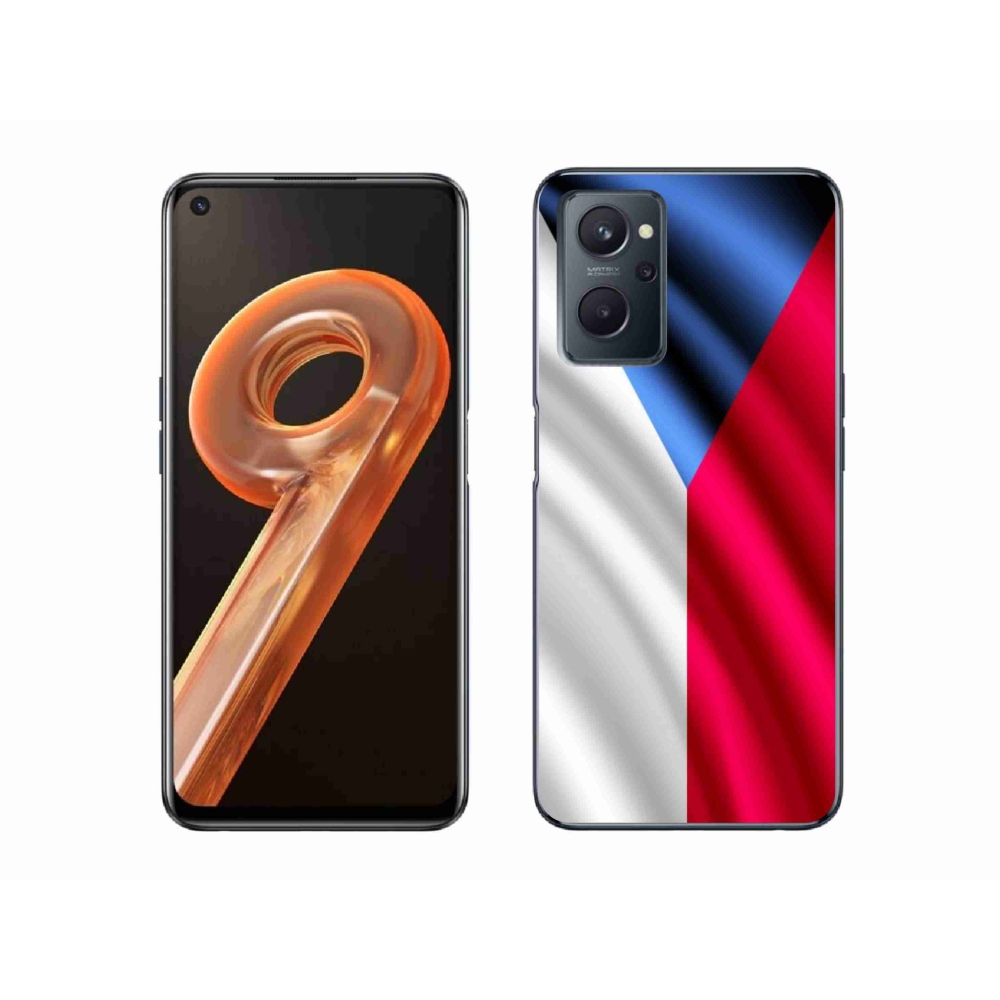 Gelový kryt mmCase na mobil Realme 9i - česká vlajka