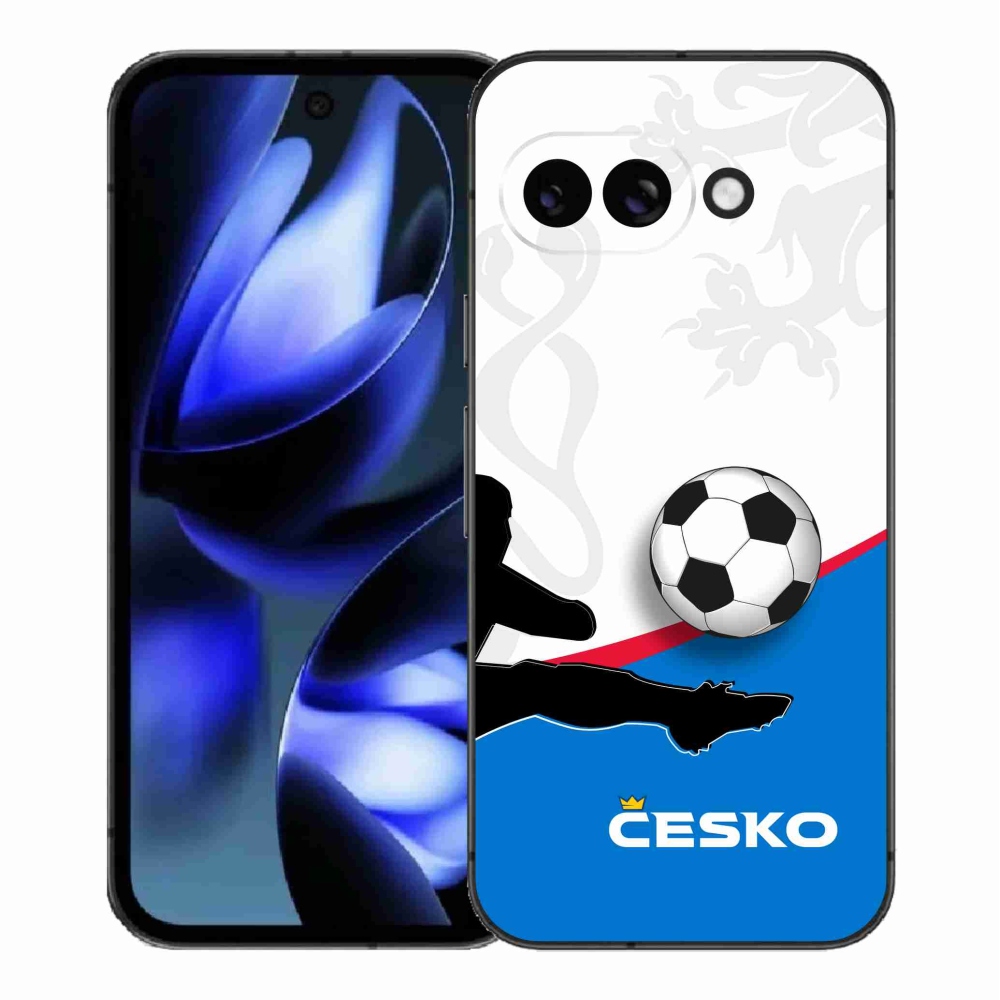 Gelový kryt mmCase na Google Pixel 9a - fotbal Česko 3