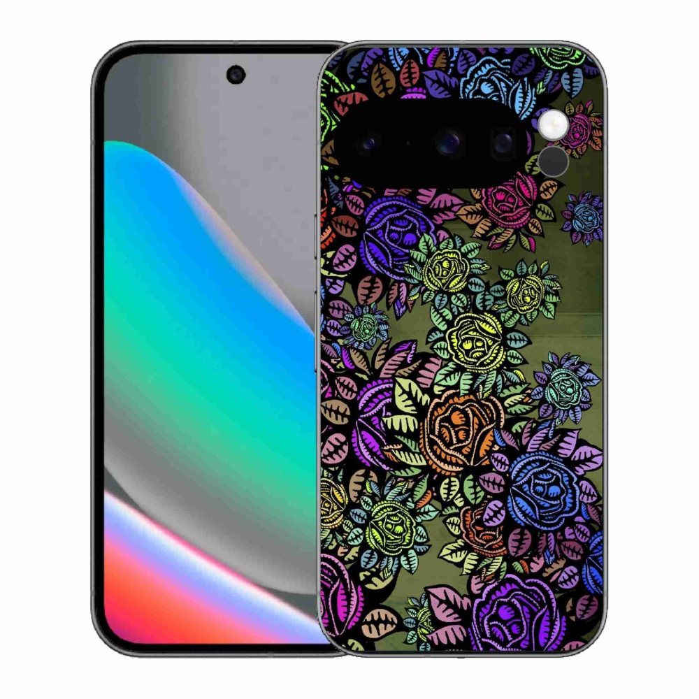 Gelový kryt mmCase na Google Pixel 10 Pro - květiny 6