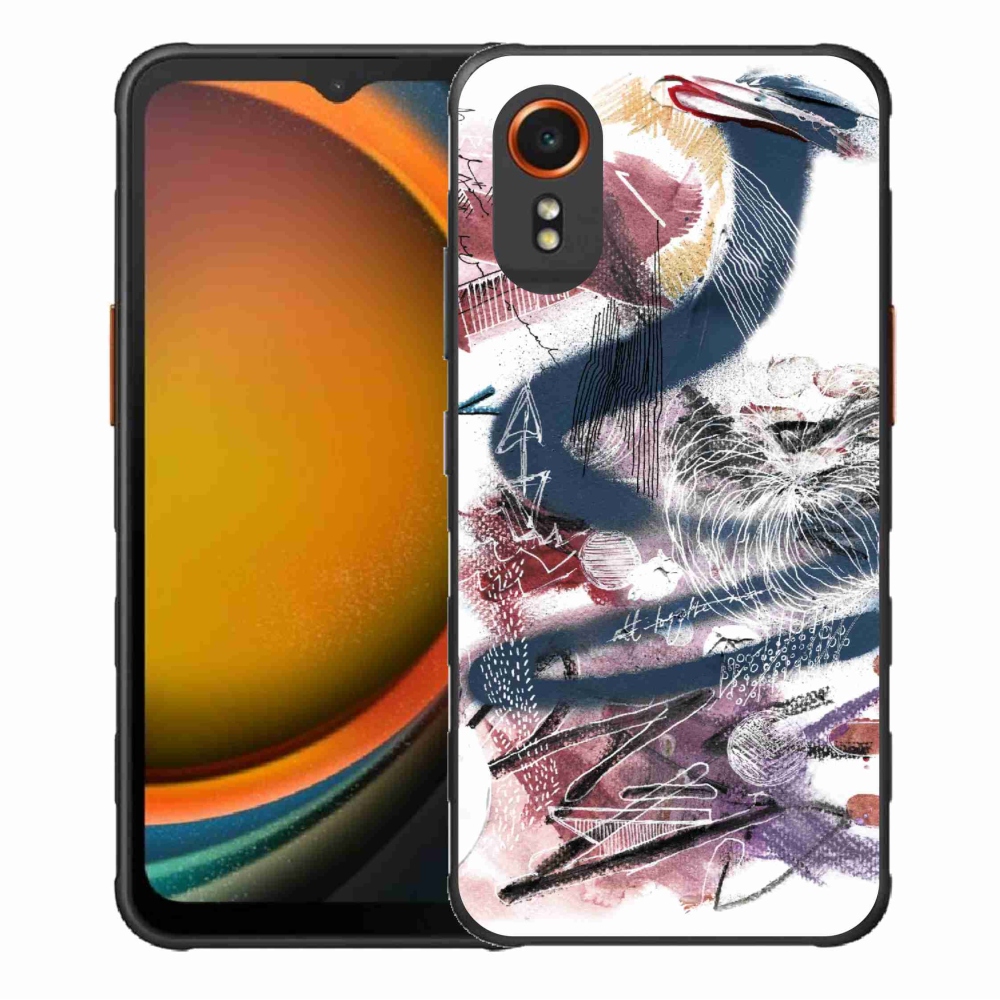 Gelový kryt mmCase na Samsung Galaxy Xcover 7 - abstraktní motiv 28