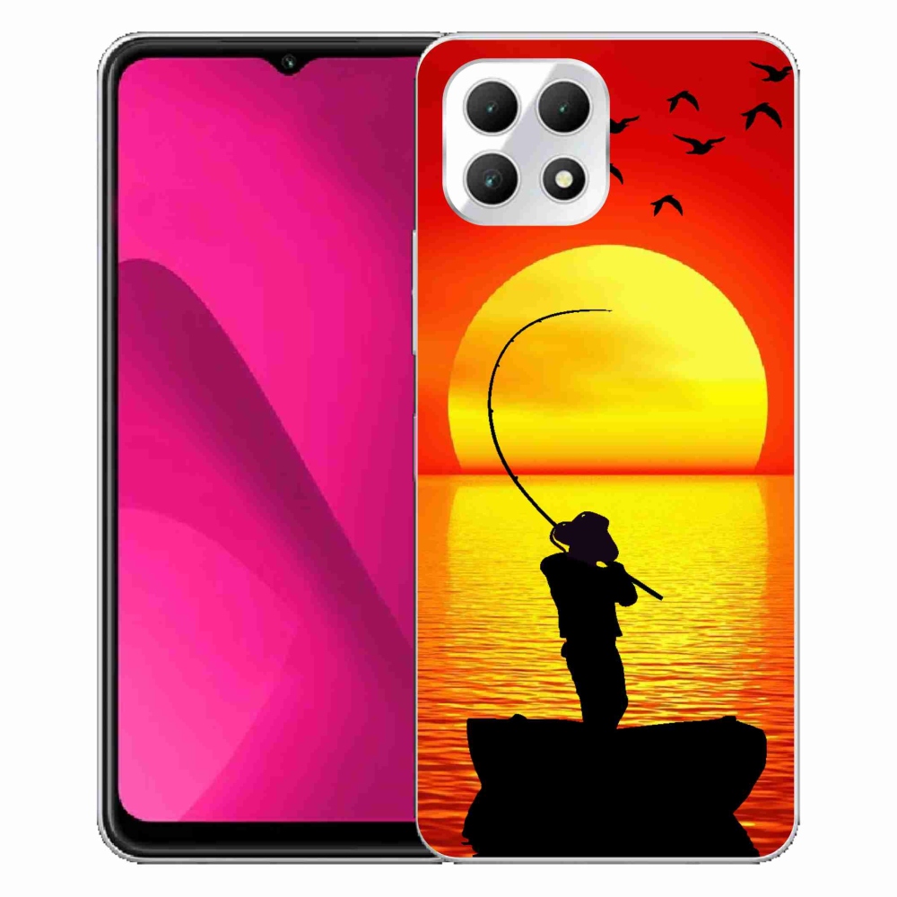 Gelový kryt mmCase na T-Mobile T Phone 2 - rybaření
