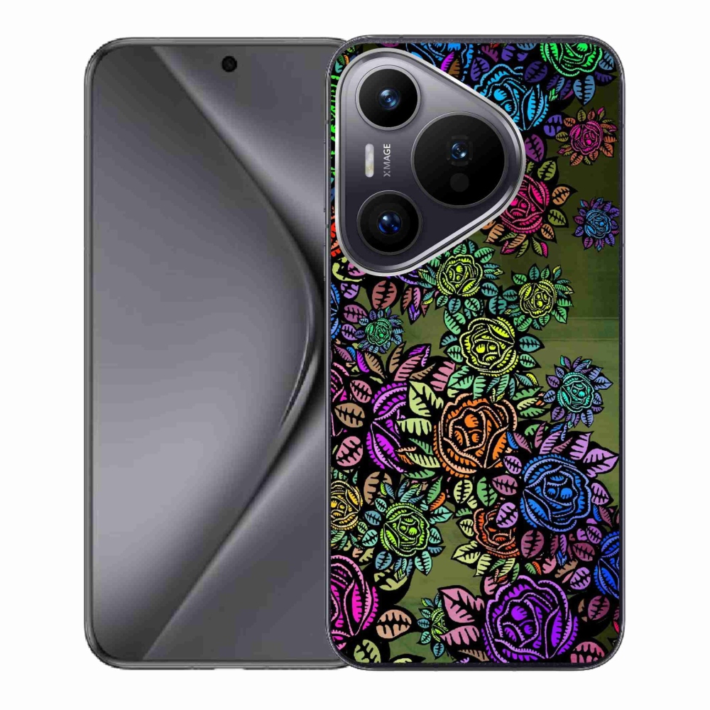 Gelový kryt mmCase na Huawei Pura 70 - květiny 6