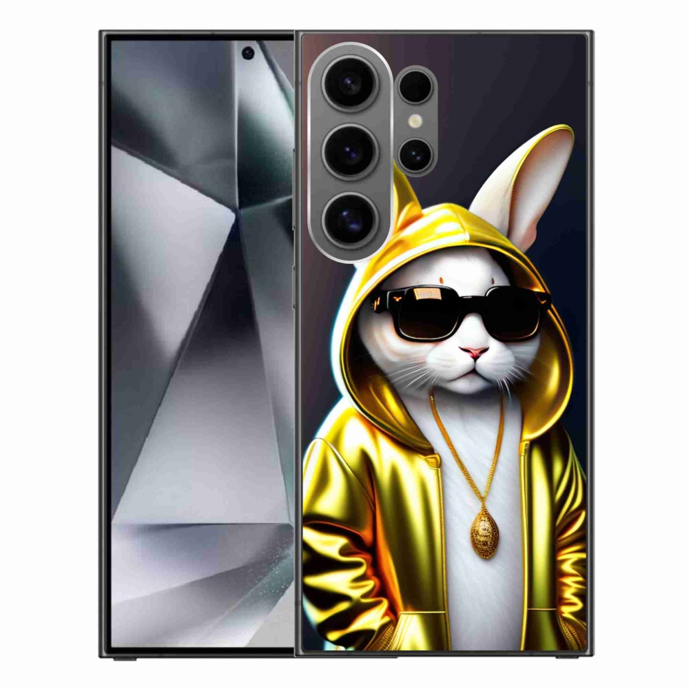 Gelový kryt mmCase na Samsung Galaxy S24 Ultra - kočka boss