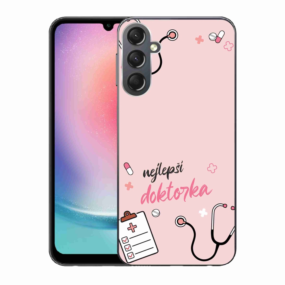 Gelový kryt mmCase na Samsung Galaxy A24 - nejlepší doktorka