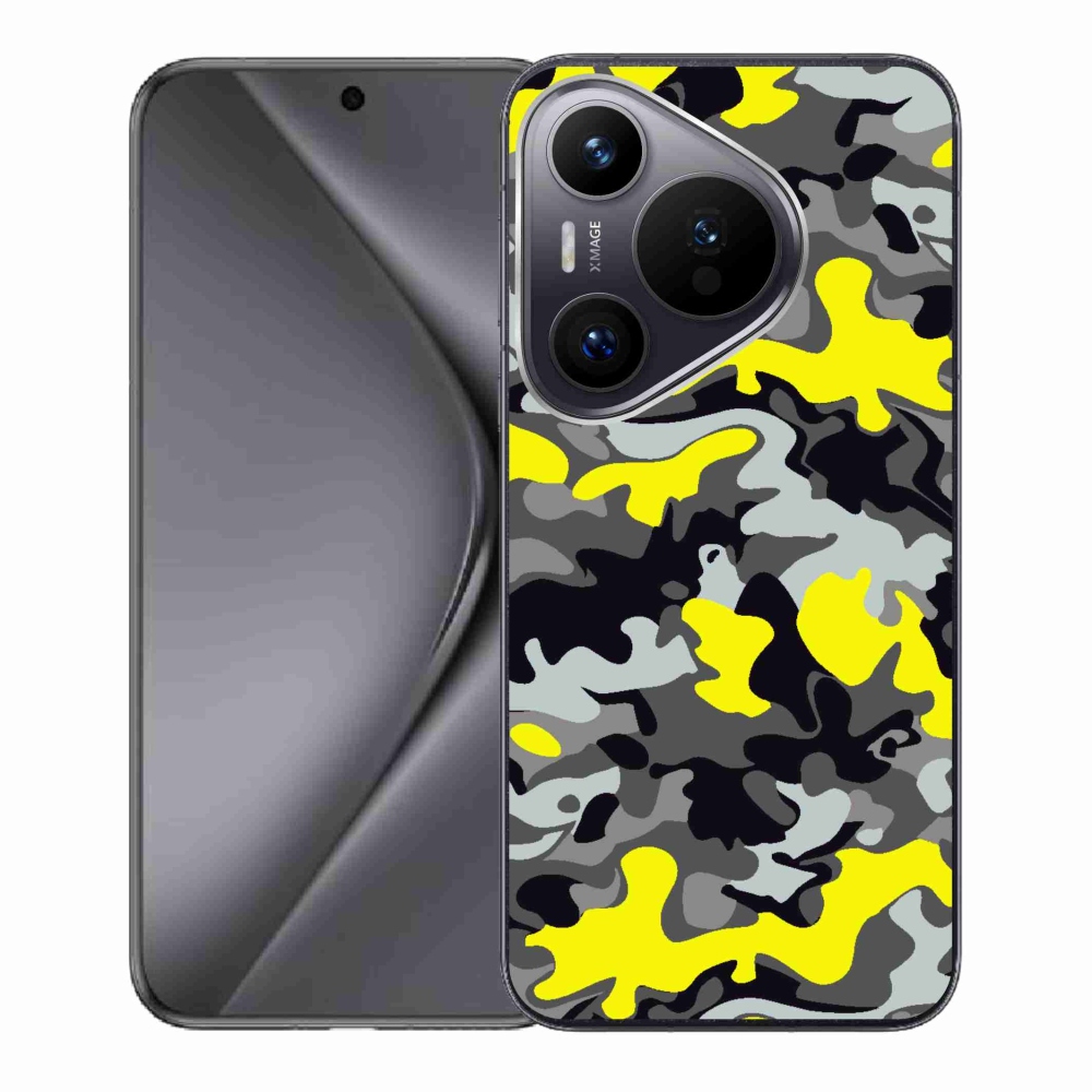 Gelový kryt mmCase na Huawei Pura 70 - maskáčový vzor 6