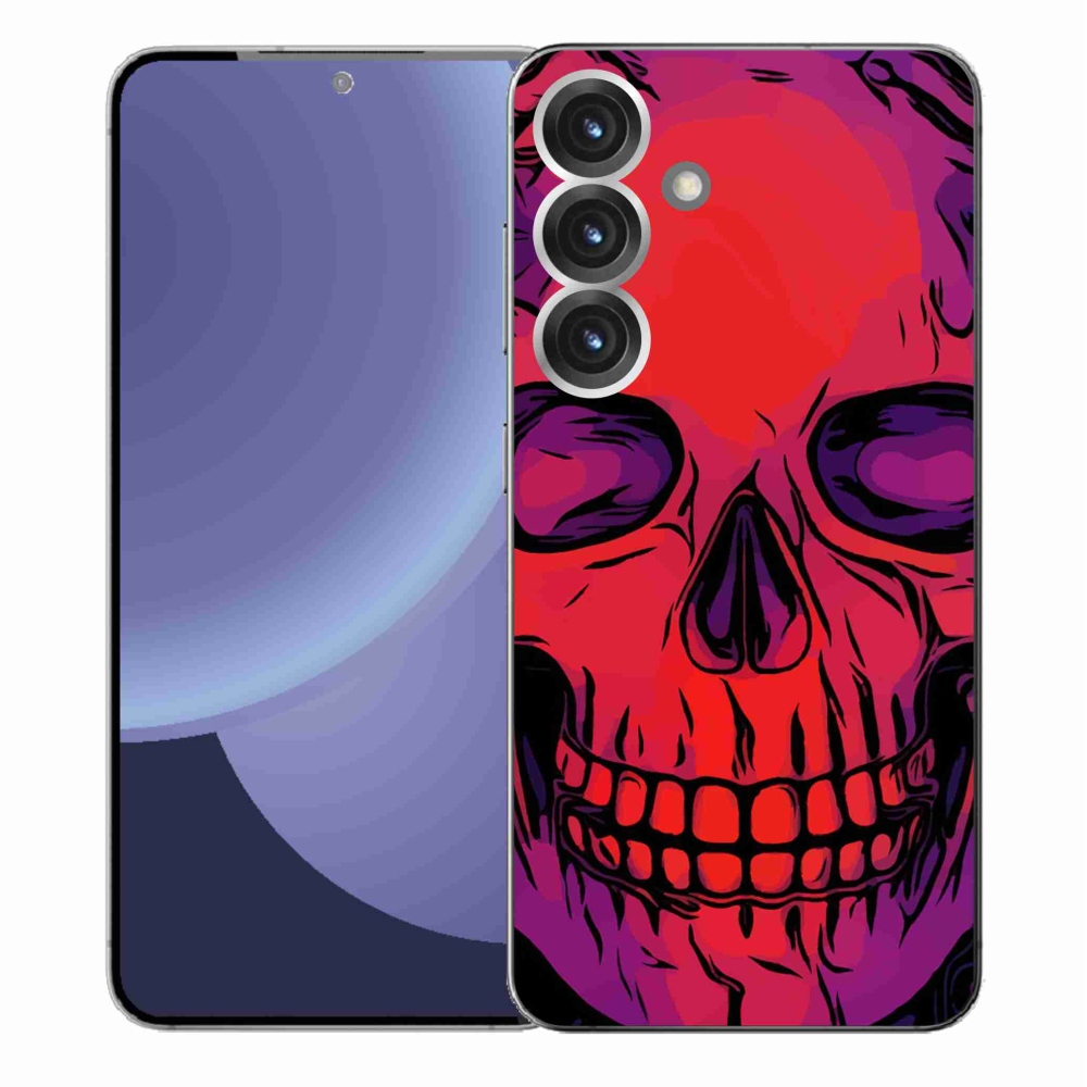 Gelový kryt mmCase na Samsung Galaxy S25+ - lebka