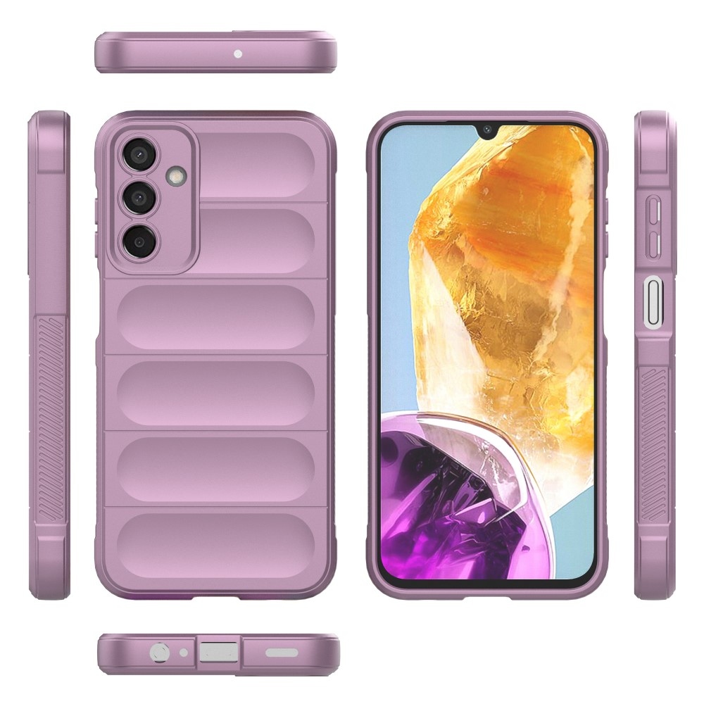 Rugg odolný gelový obal na Samsung Galaxy M15 5G - světlefialový