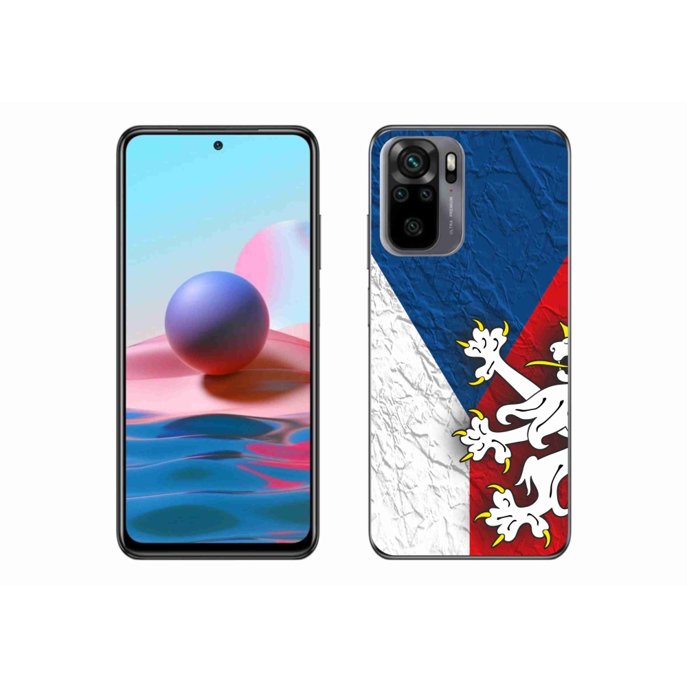 Gelový kryt mmCase na Xiaomi Redmi Note 10 4G - česká vlajka 1