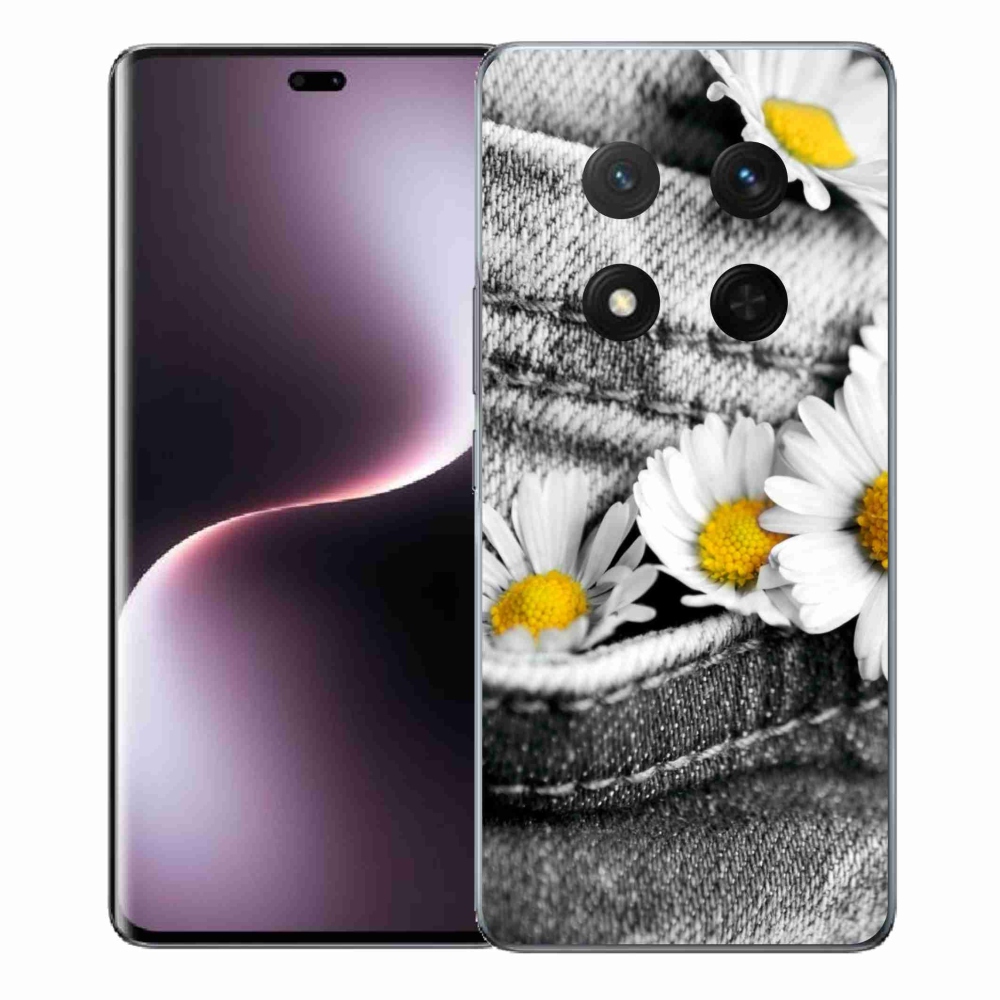 Gelový kryt mmCase na Honor Magic 7 Lite 5G - kopretiny