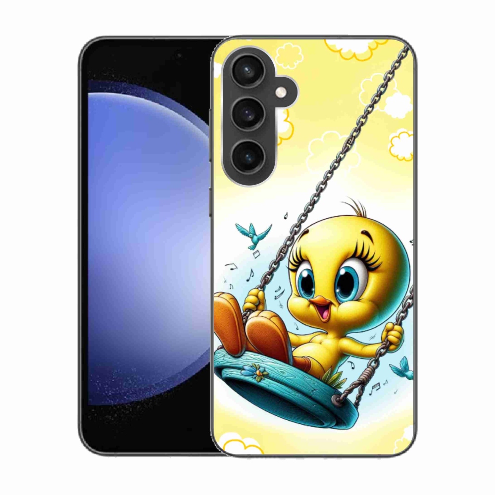 Gelový kryt mmCase na Samsung Galaxy S23 FE - tweety