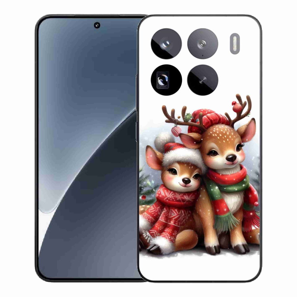 Gelový kryt mmCase na Xiaomi 15 Pro - vánoční sobi