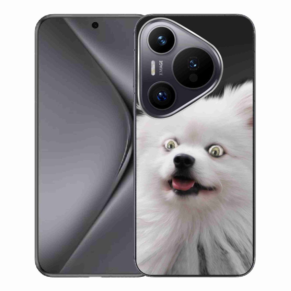 Gelový kryt mmCase na Huawei Pura 70 Pro - bílý špic