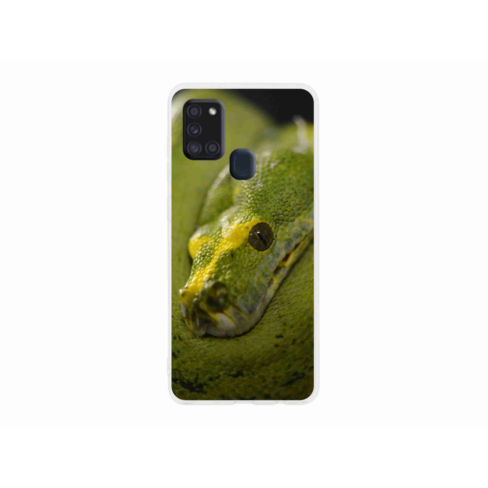 Gelový kryt mmCase na Samsung Galaxy A21s - had 2