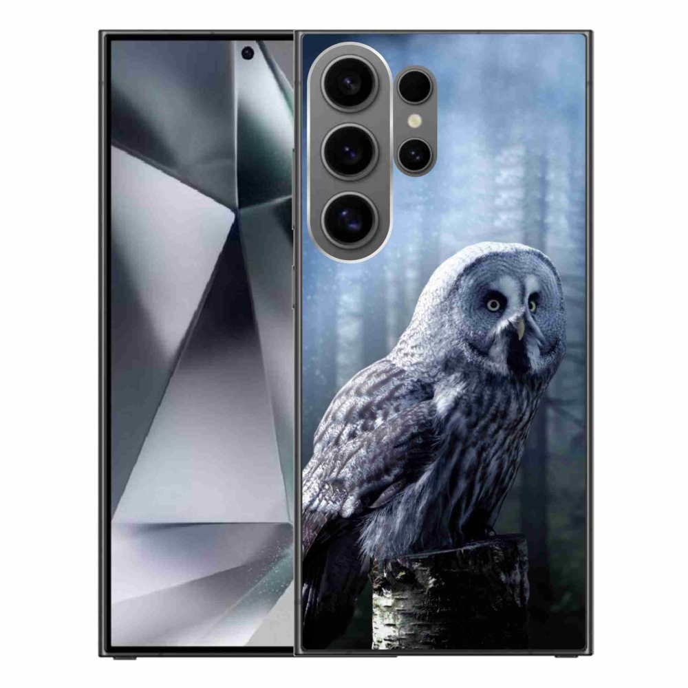 Gelový kryt mmCase na Samsung Galaxy S24 Ultra - sova
