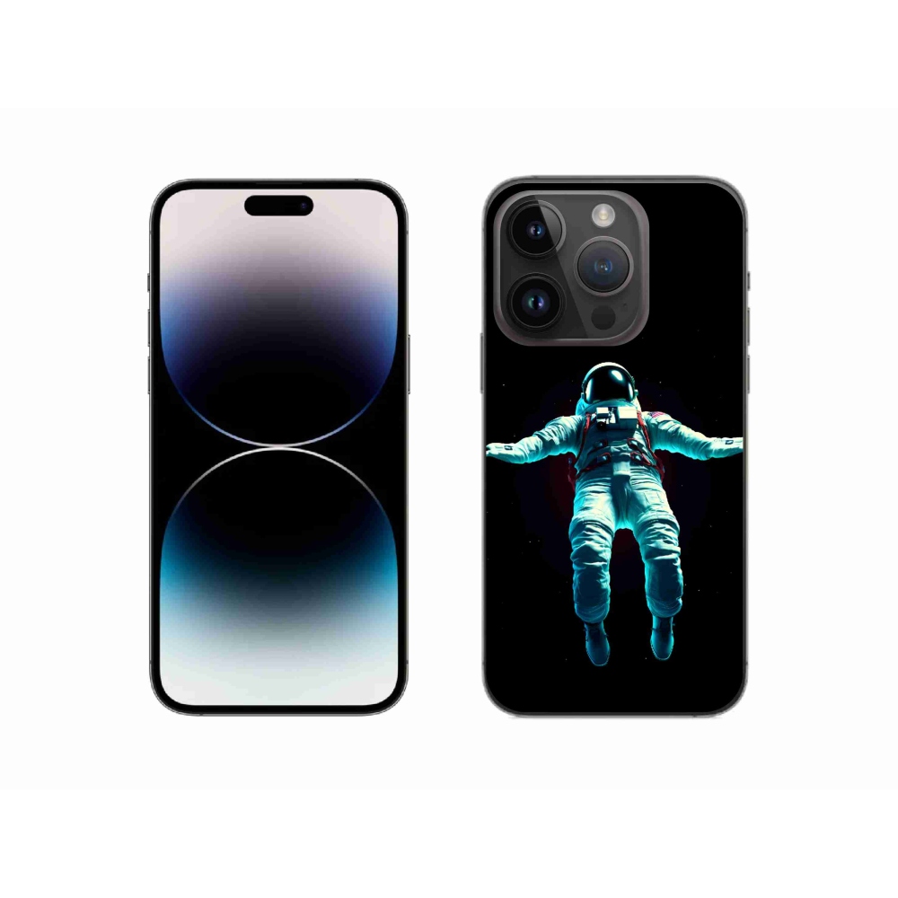 Gelový kryt mmCase na iPhone 14 Pro - kosmonaut