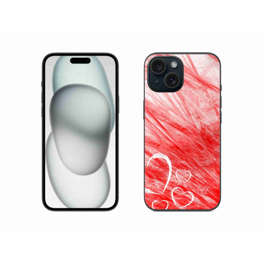 Gelový kryt mmCase na iPhone 15 - heart