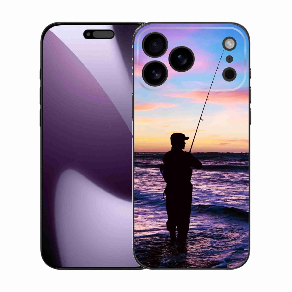 Gelový kryt mmCase na iPhone 17 Pro Max - rybaření 1