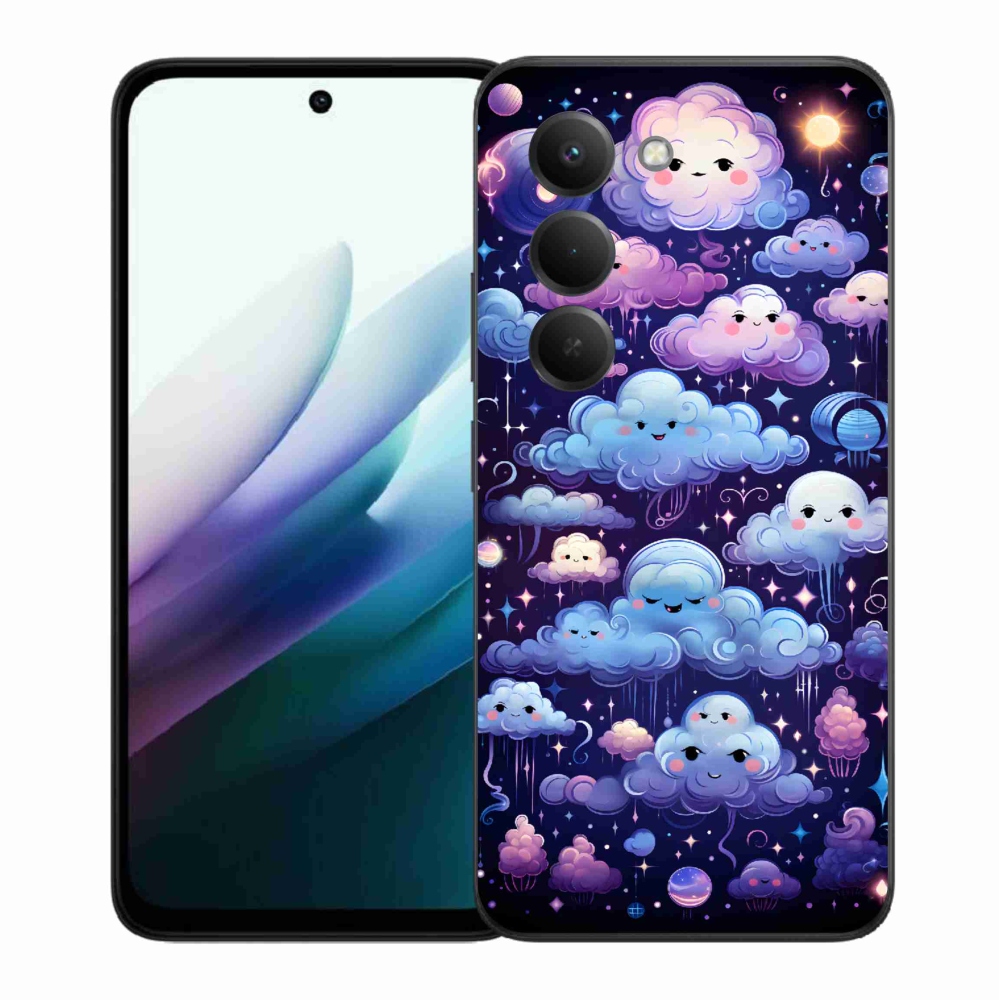 Gelový kryt mmCase na Xiaomi Redmi 15 4G/5G (171mm) - mráčky