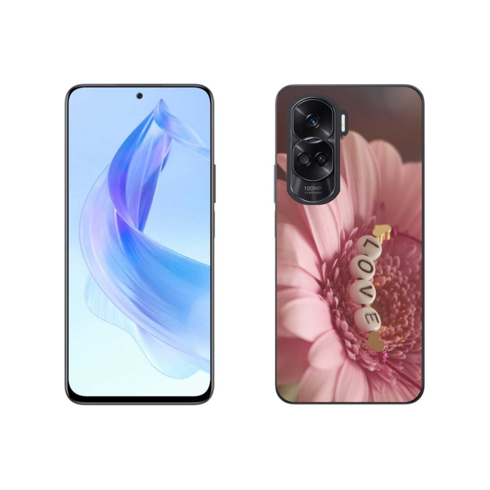 Gelový kryt mmCase na Honor 90 Lite - přívěsek love