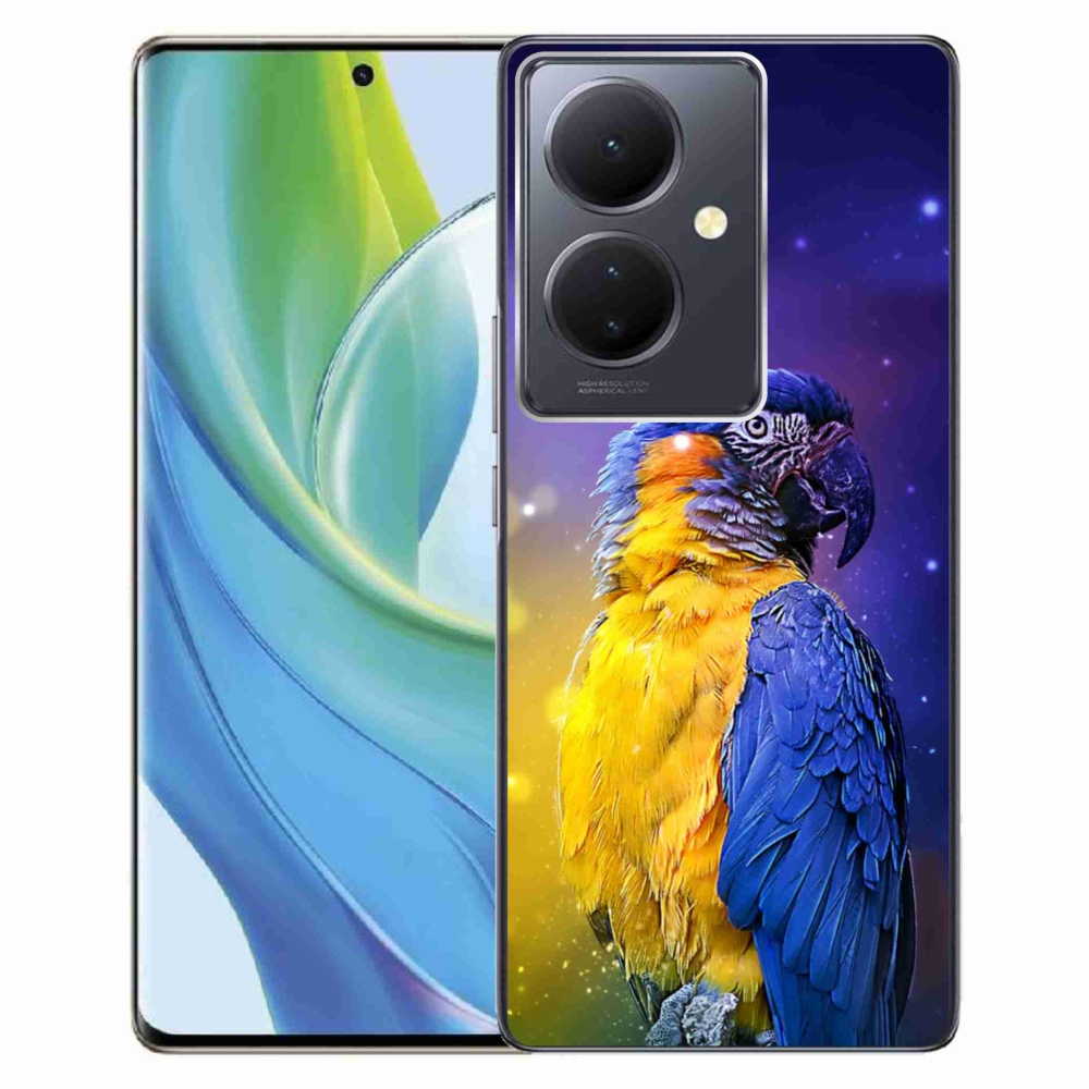 Gelový obal mmCase na Vivo V29 Lite 5G - papoušek ara 1