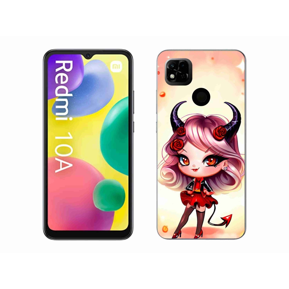 Gelový kryt mmCase na Xiaomi Redmi 10A - kreslená čertice