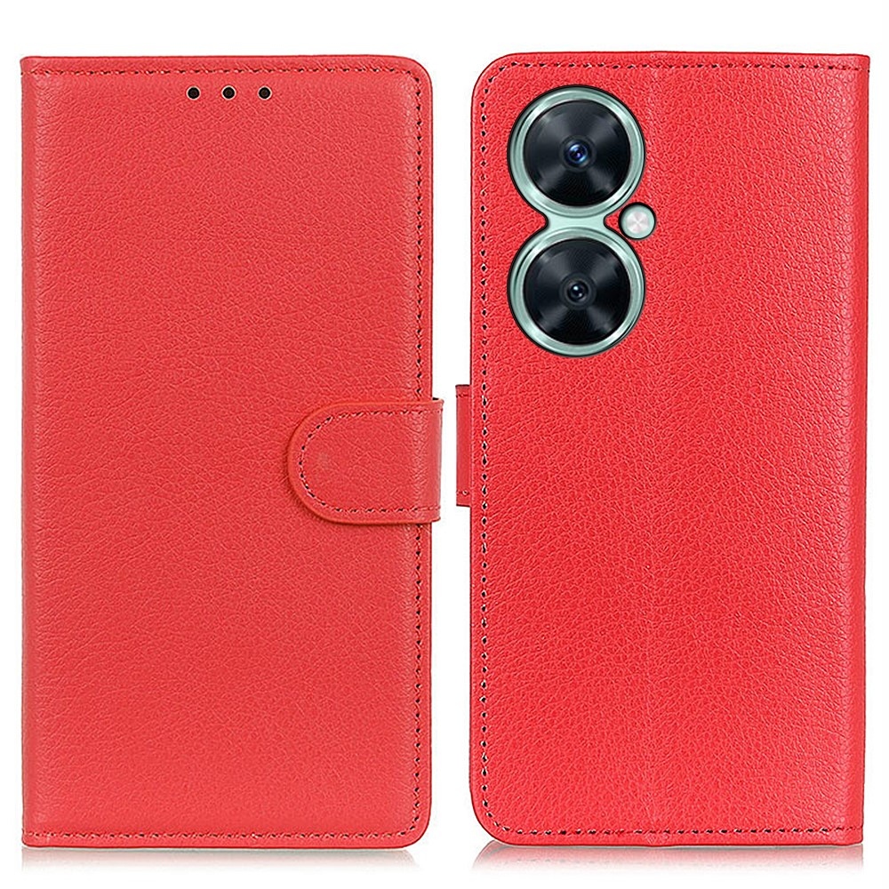 Litchie knížkové pouzdro na Huawei Nova 11i - červené