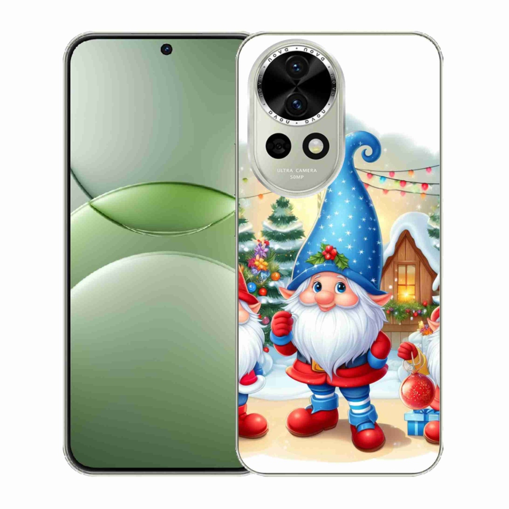 Gelový kryt mmCase na Huawei Nova 13 5G - vánoční skřítci