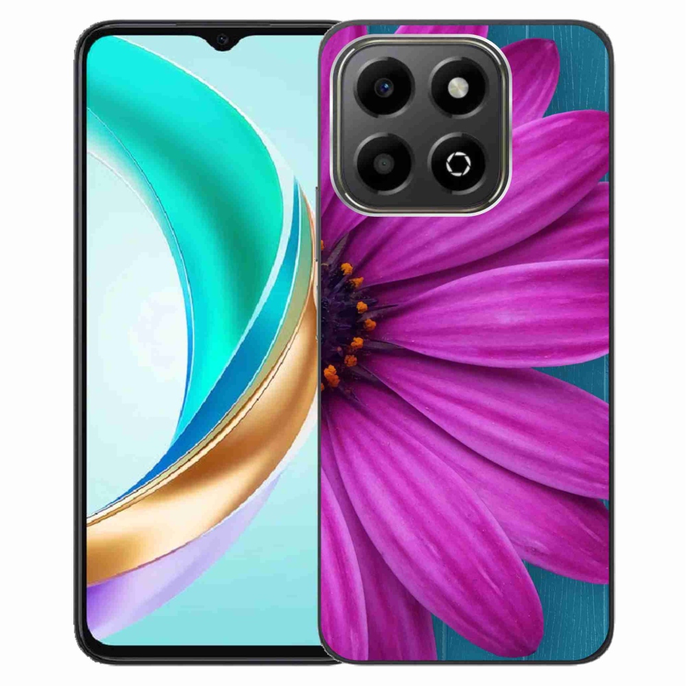 Gelový kryt mmCase na Honor X6b - fialová kopretina