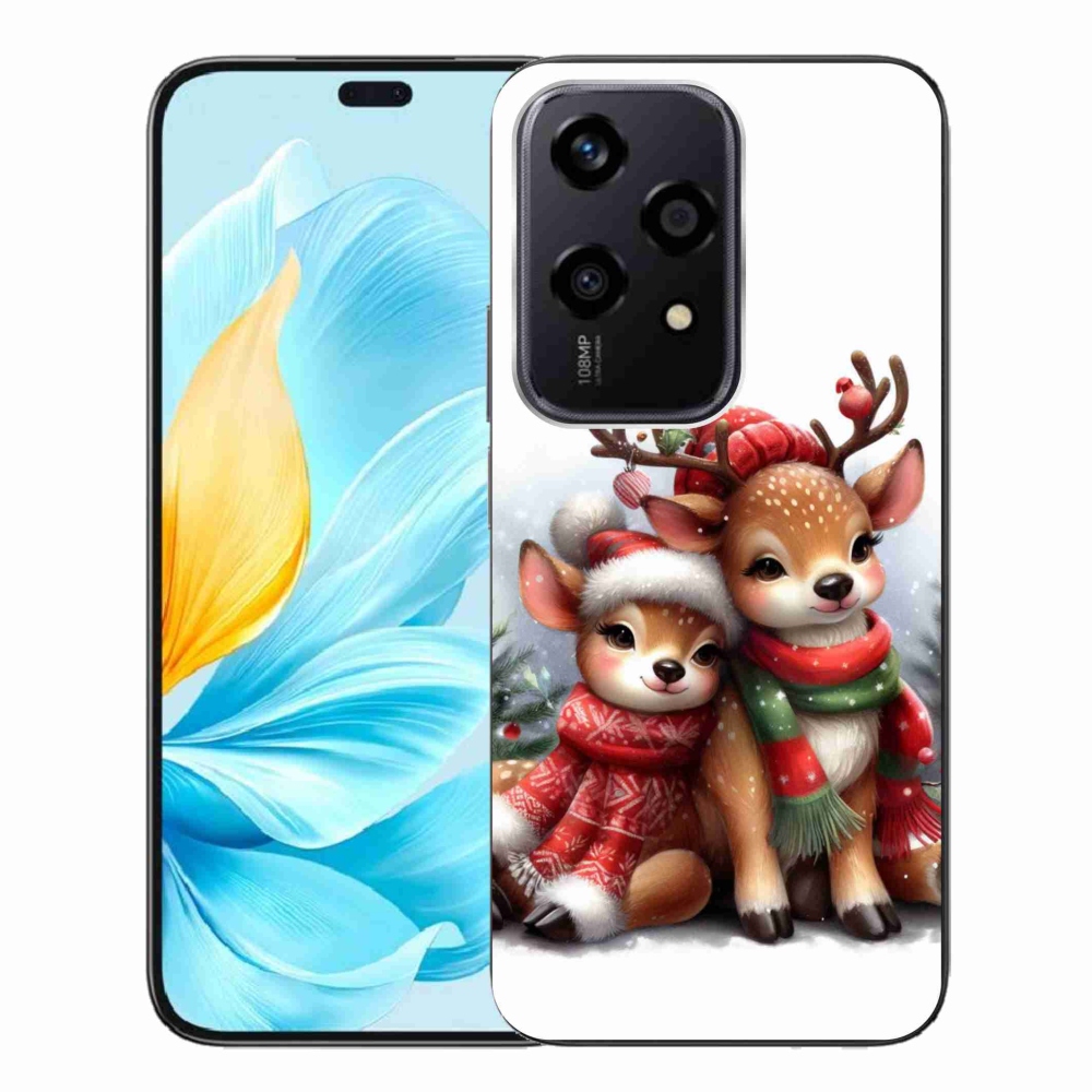 Gelový kryt mmCase na Honor 200 Lite 5G - vánoční sobi