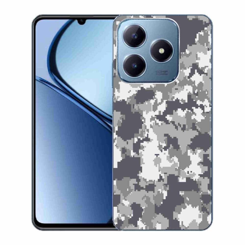 Gelový kryt mmCase na Realme C63 - maskáčový vzor 2